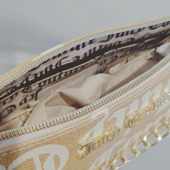 Juicy Couture Golden Sands Monogram Canvas Logo Tote - Picture 9 of 9